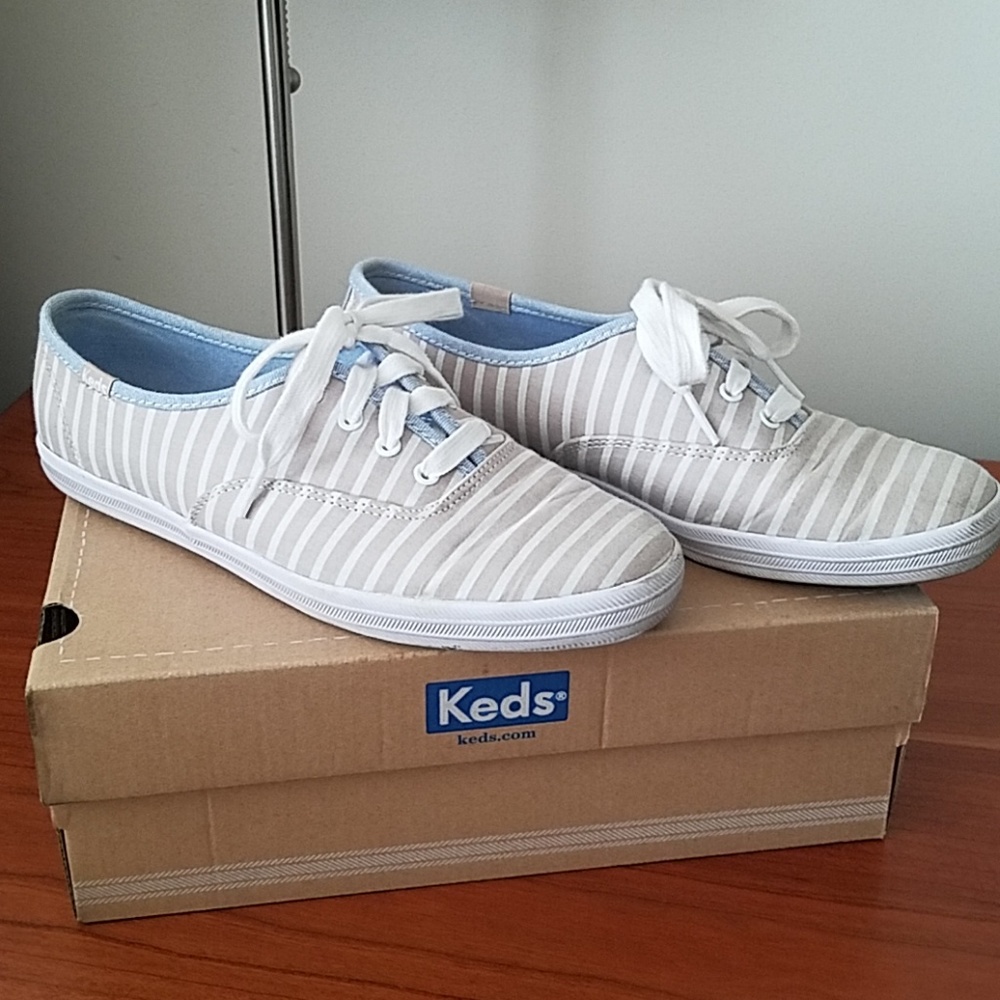 Keds Champion Tan/White Stripe